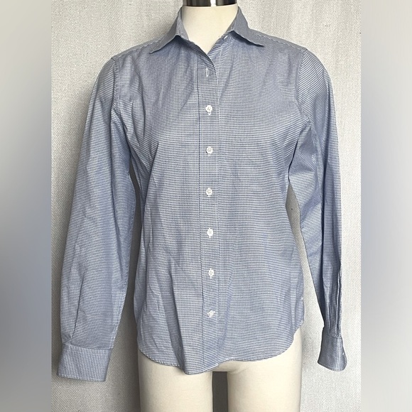 Faconnable Tops - Faconnable blue and white button down